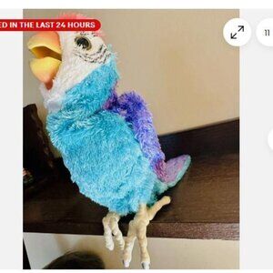 Fur Real Furreal Friends Talking Parrot Squawkers McCaw Hasbro 2007 Tested
